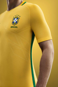 Brésil Copa America Centenario maillot domicile blason