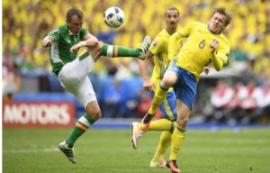 Irlande Suède Euro 2016 maillot domicile
