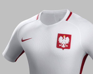 Pologne Euro 2016 maillot football domicile Nike