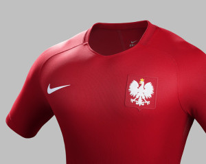 Pologne Euro 2016 maillot football exterieur Nike