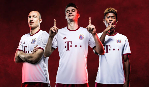 Bayern Munich 2017 les nouveaux maillots foot Adidas