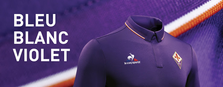 Nouveaux maillots de foot Fiorentina 2017 chez Le Coq Sportif