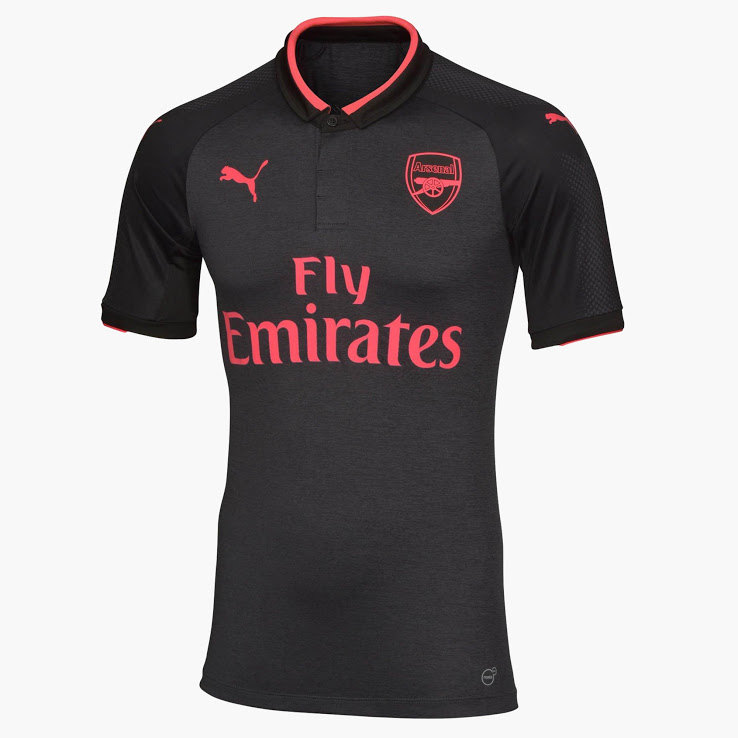 Arsenal 2017 2018 trosieme maillot third Puma