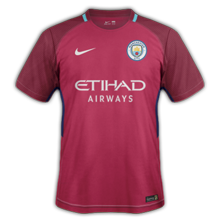 Manchester City 2018 maillot exterieur violet 17 18