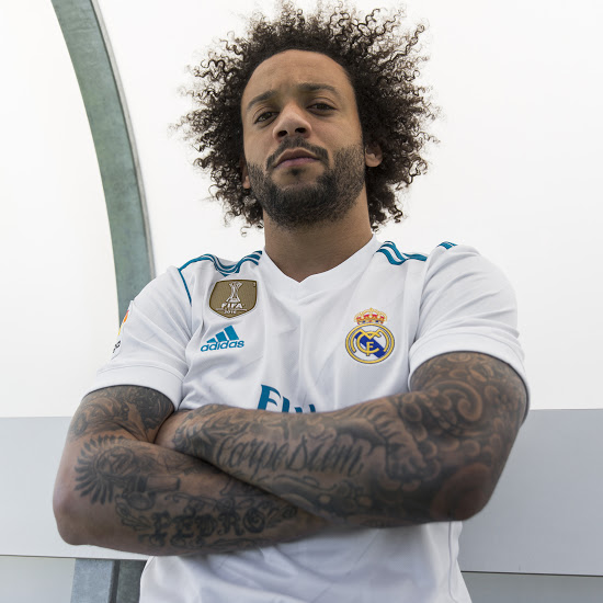 Real Madrid 2018 maillot de foot domicile Marcelo