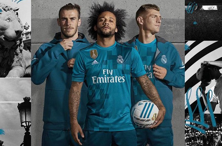 Real Madrid 2018 troisieme maillot third 17 18