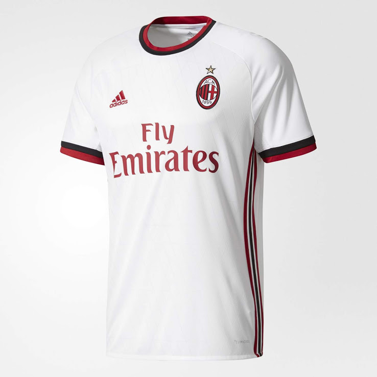 AC Milan 2018 maillot de foot exterieur blanc 17 18