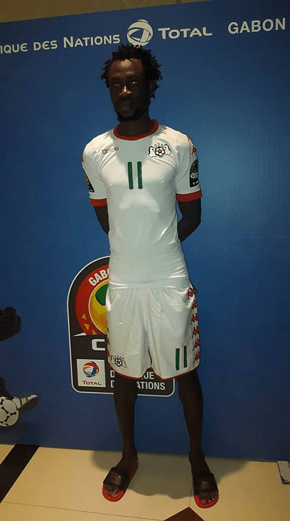 Burkina Faso CAN 2017 maillot exterieur Kappa