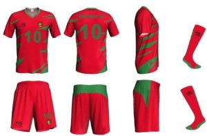 Guinée Bissau 2017 maillot domicile CAN 2017