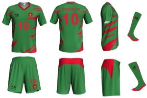 Guinée Bissau 2017 maillot extérieur CAN 2017