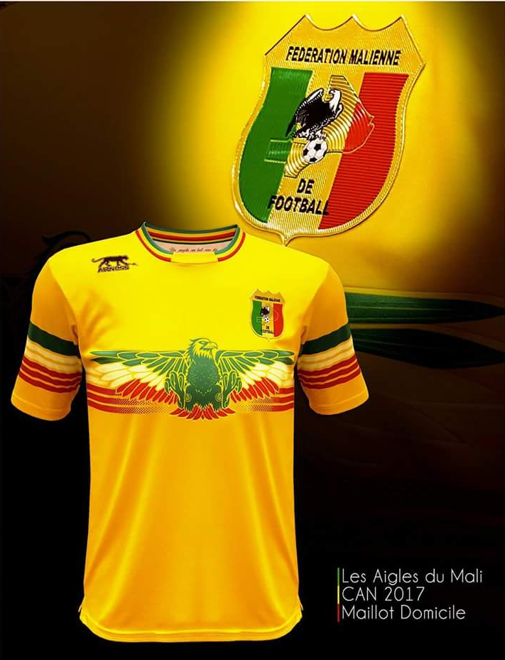 Mali CAN 2017 maillot domicile foot
