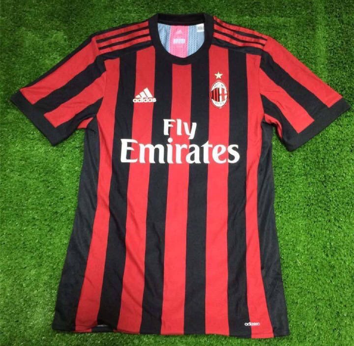 Milan AC 2018 maillot domicile football 17 18