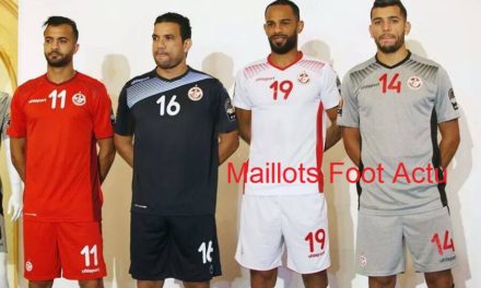 Voici les nouveaux maillots de foot Tunisie CAN 2017