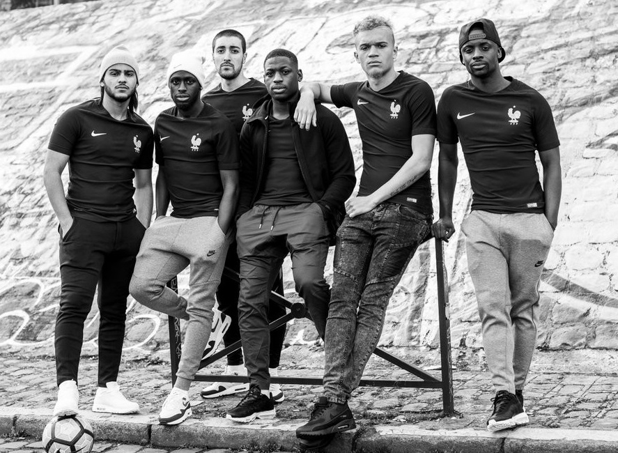 France 2017 troisième maillot de foot noir Nike