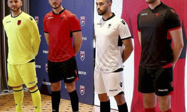 Les nouveaux maillots de l’Albanie 2017