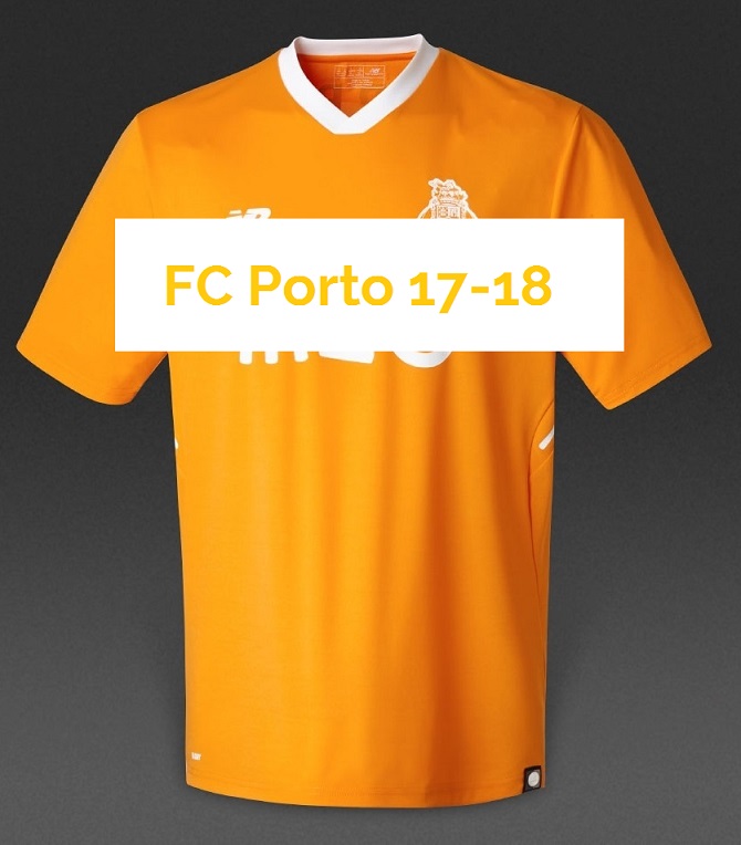 FC Porto 2018 maillot extérieur orange football 17 18