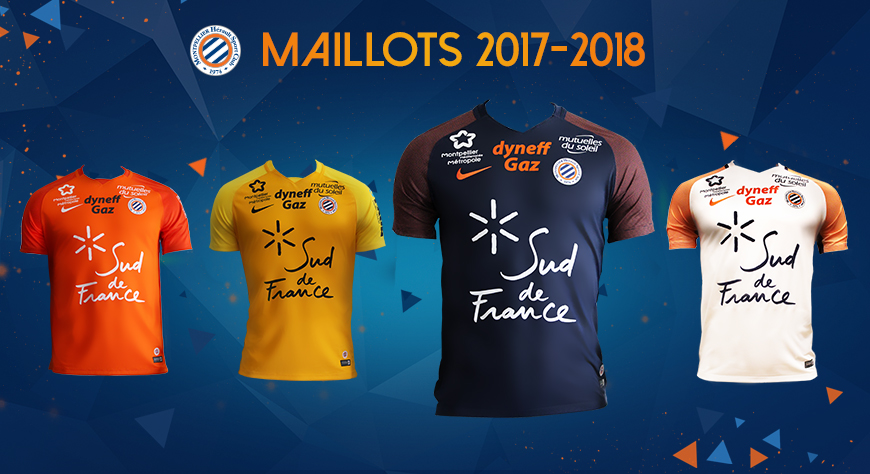 MHSC Montpellier 2018 maillots de football Nike 2017 2018
