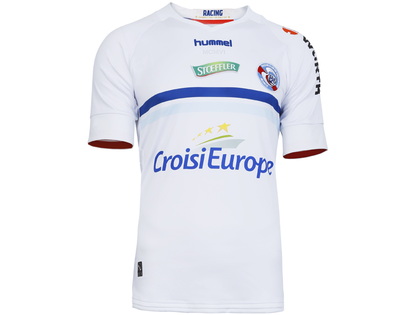 RC Strasbourg 2018 maillot de football extérieur blanc