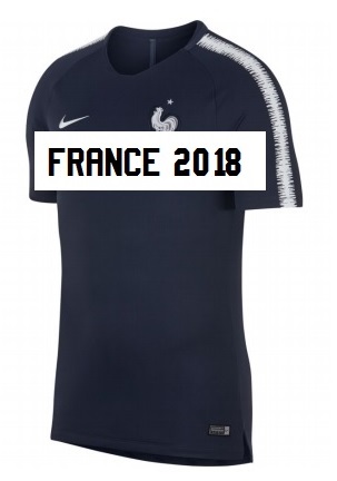 France 2018 maillot entrainement bleu