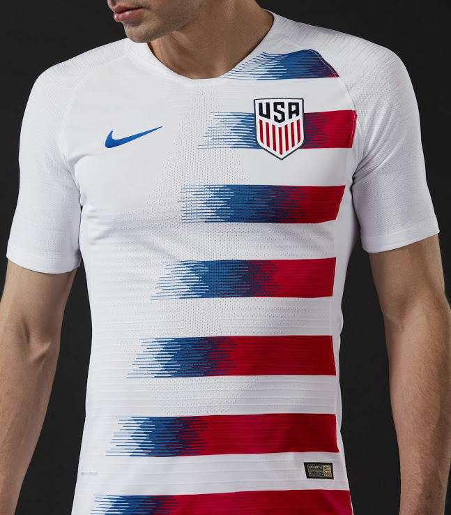 special badge maillot domicile USA 2018
