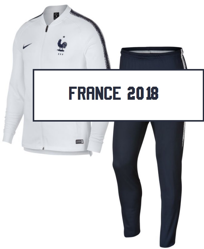 veste survement et pantalon France 2018