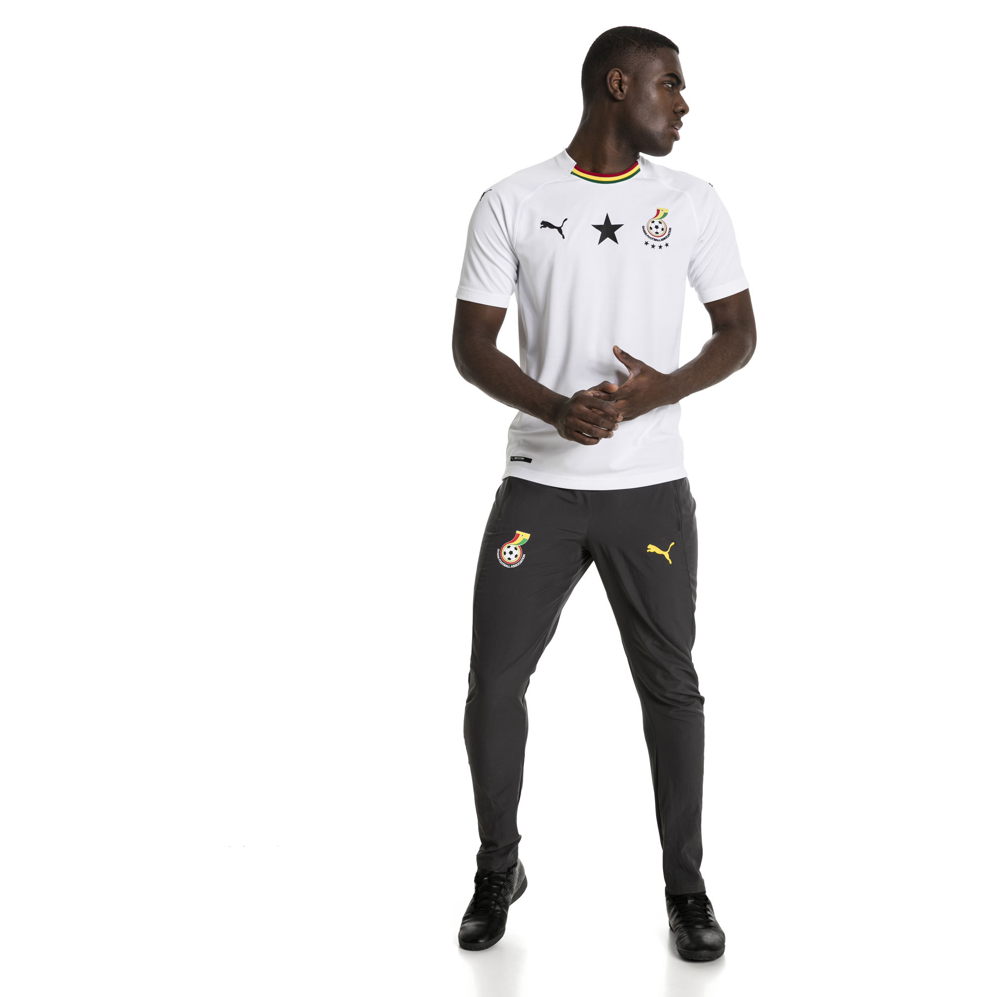 Ghana 2018 maillot exterieur blanc Puma