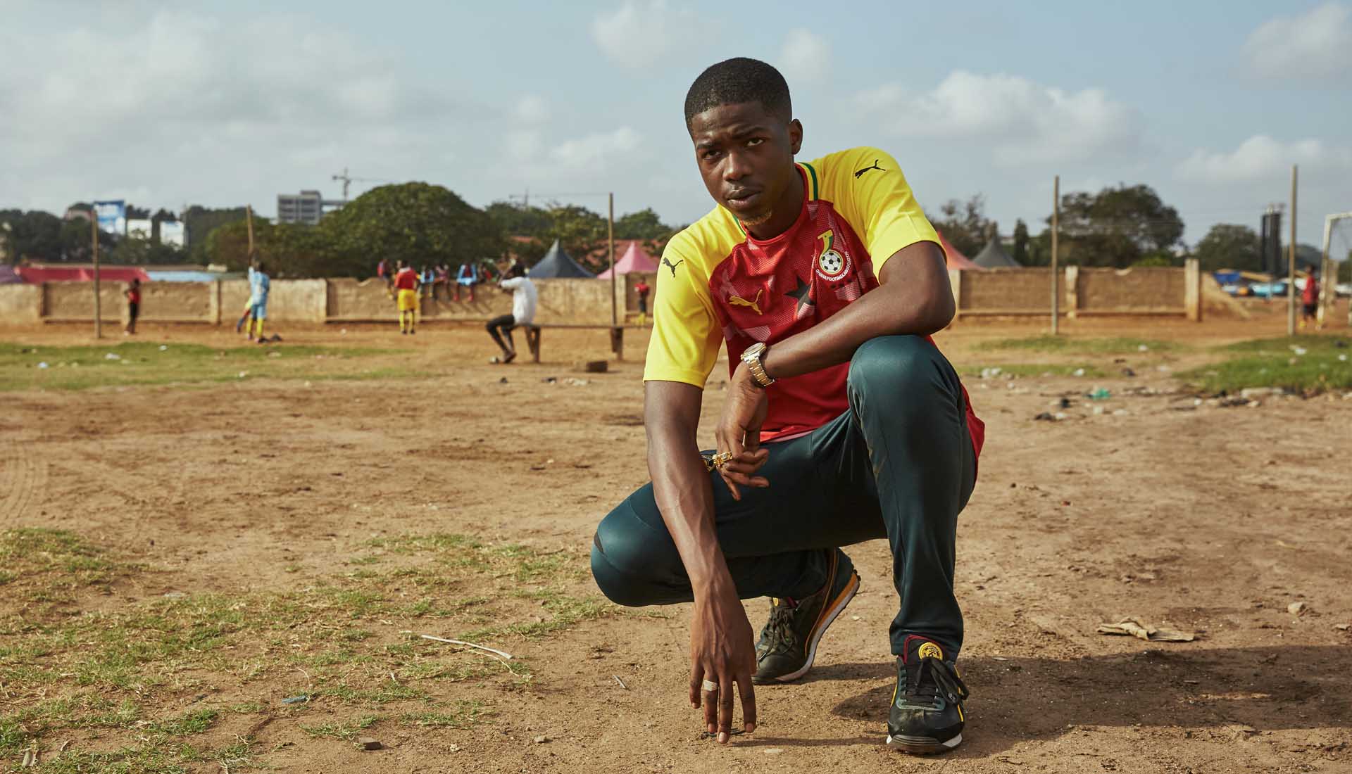Ghana 2018 maillot football domicile Puma