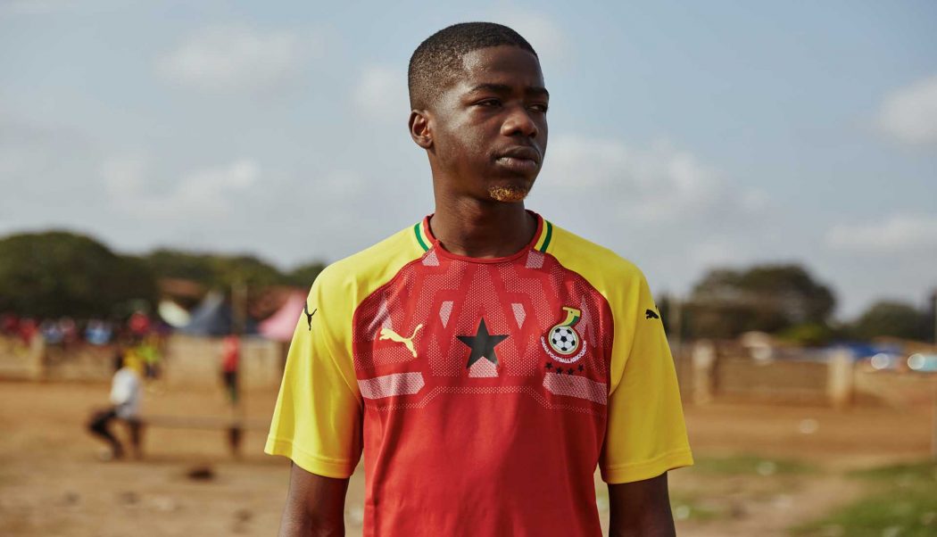 Ghana 2018 maillot officiel domicile rouge