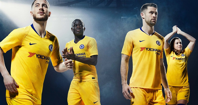 Chelsea 2019 maillot exterieur 2018 2019 football