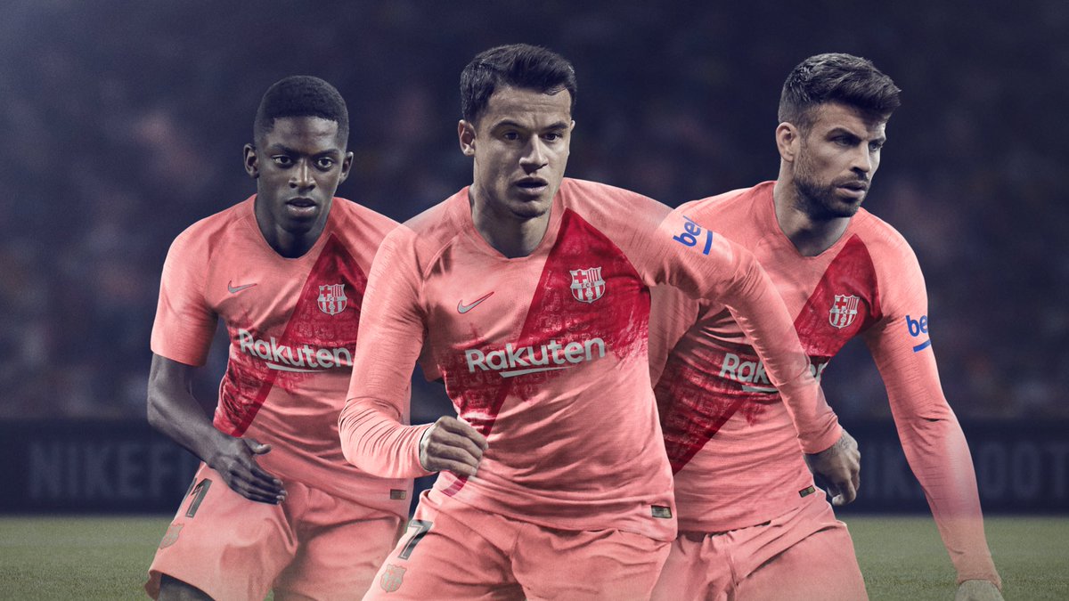 FC Barcelone 2019 nouveau maillot third orange