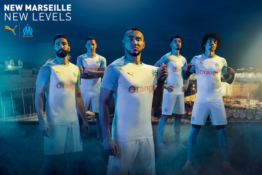 OM 2019 maillot domicile foot 18 19 Marseille