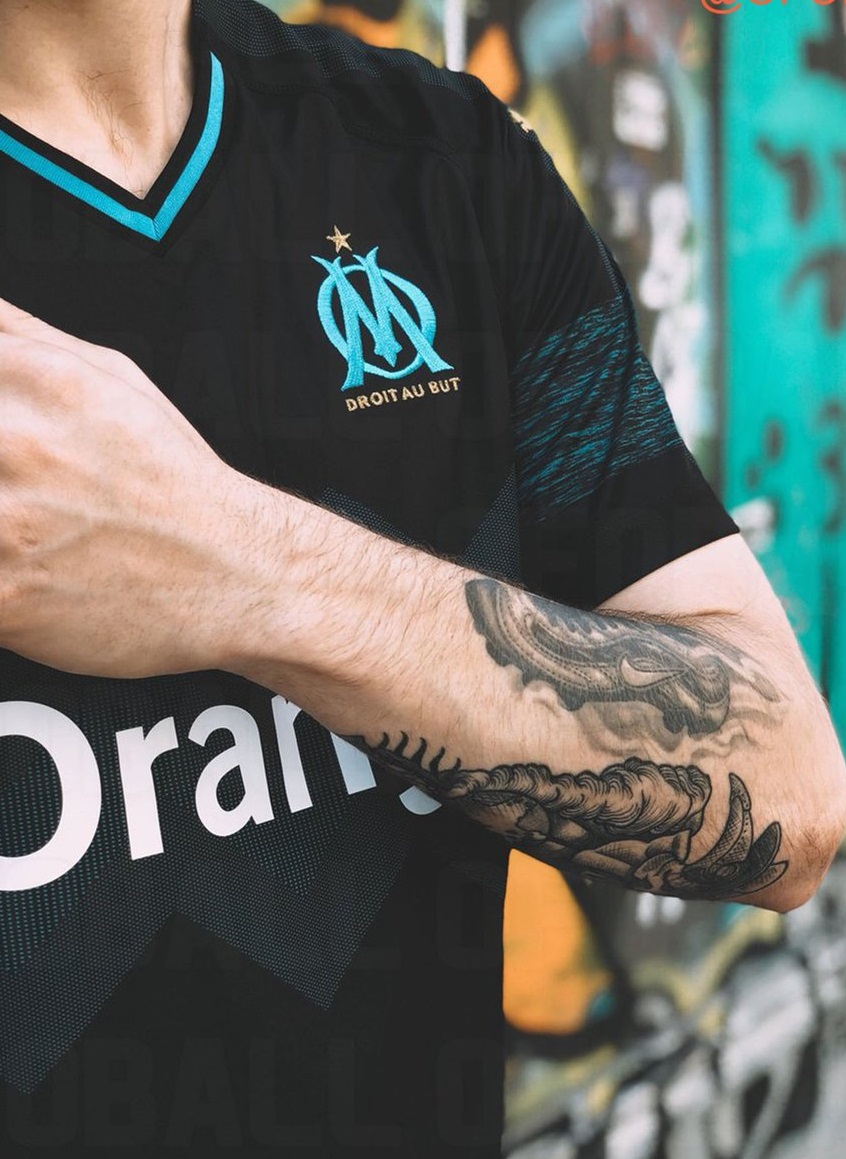 OM 2019 maillot extérieur 18 19 Marseille