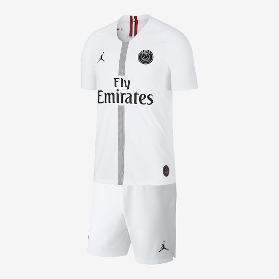 PSG 2018 2019 3eme maillot blanc Jordan Paris Saint Germain