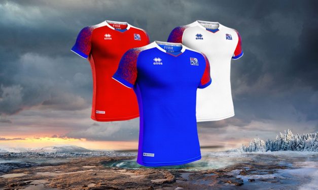 Errea crée les nouveaux maillots Islande 2018 pour la coupe du monde