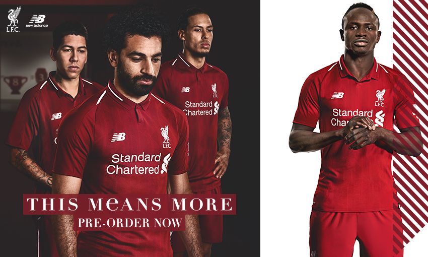 Liverpool 2019 maillot foot domicile New Balance