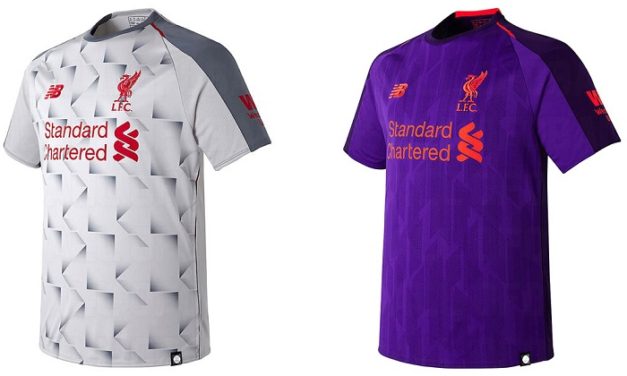 Fuite des nouveaux maillots foot de Liverpool 2018