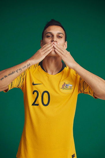 Australie 2018 maillot domicile foot officiel Nike