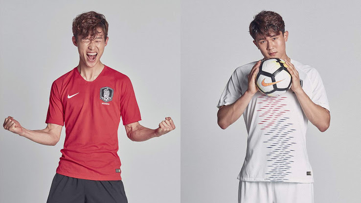 Corée 2018 maillots de football Nike coupe du monde 2018