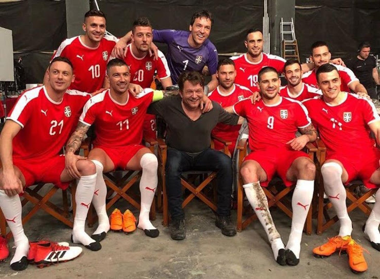 Serbie 2018 maillot foot domicile football coupe du monde 2018 Puma