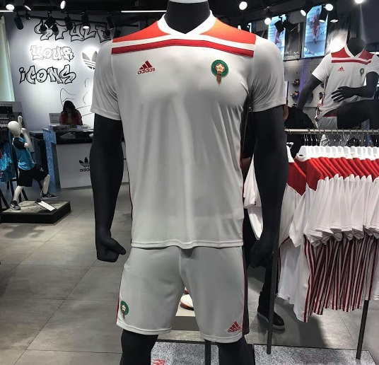 Maroc 2018 maillot exterieur coupe du monde 2018