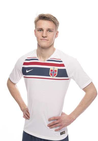 Norvège 2018 maillot foot exterieur