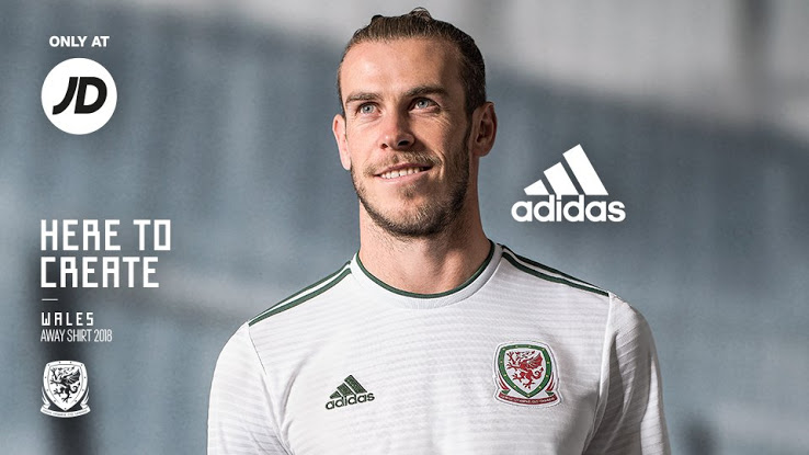 Pays de Galles 2018 maillot foot extérieur Bale