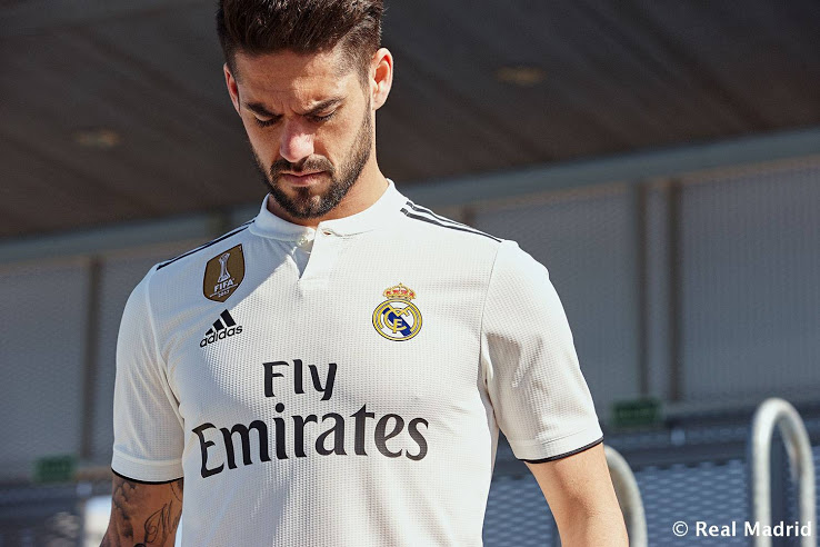 Real Madrid 2019 maillot de football domicile Isco