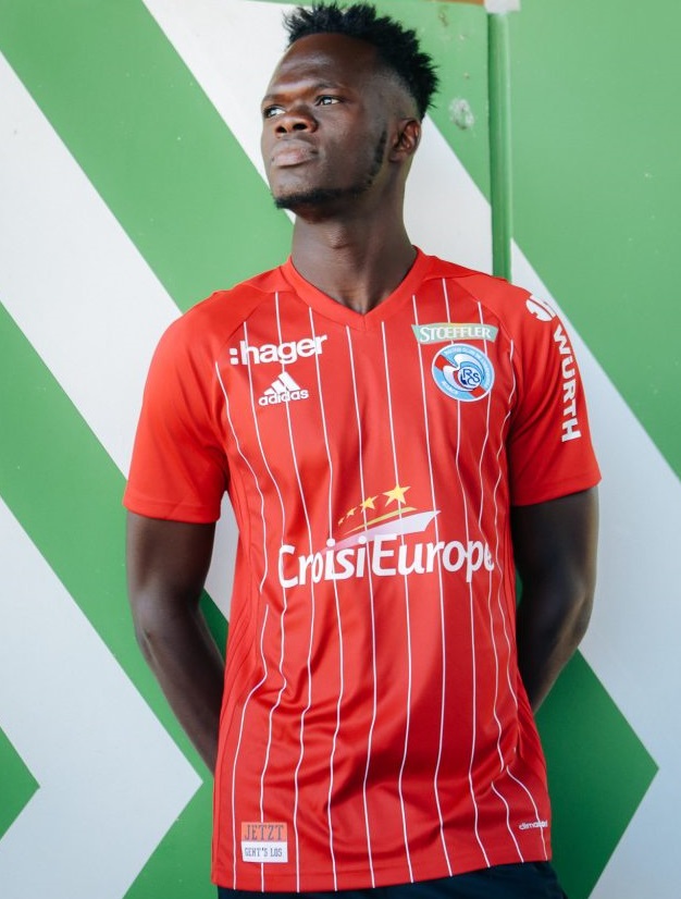 RC Strasbourg 2019 maillot third rouge 18 19