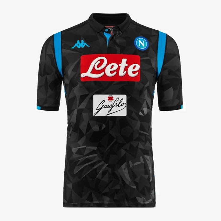 Naples 2019 nouveau maillot football extérieur 18 19