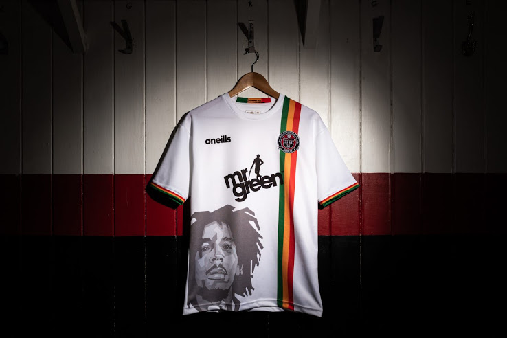 Bob Marley maillot de foot Bohemians FC 2019 extérieur