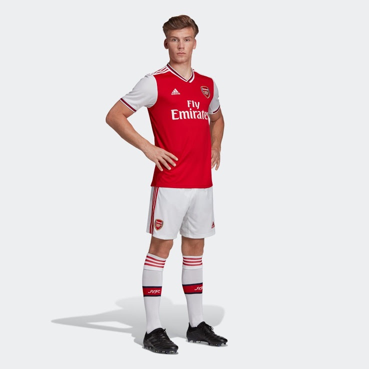Arsenal 2019 2020 maillot domicile foot