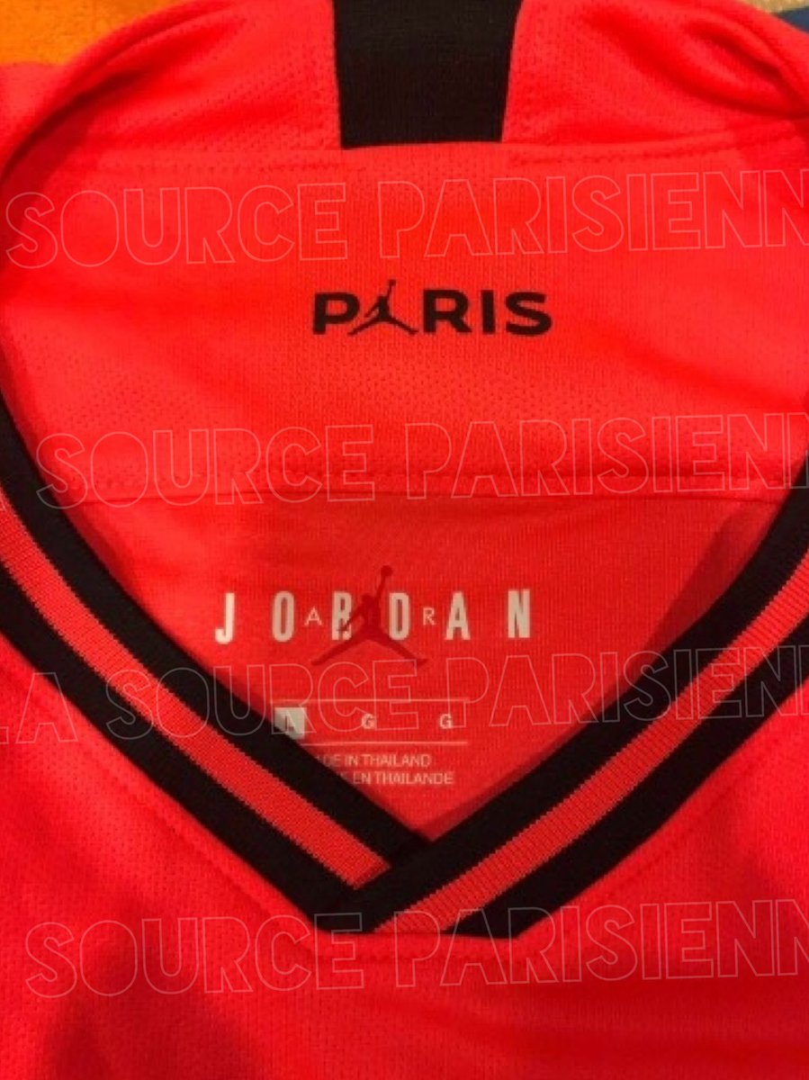 Paris 2020 maillot exterieur rouge Jordan