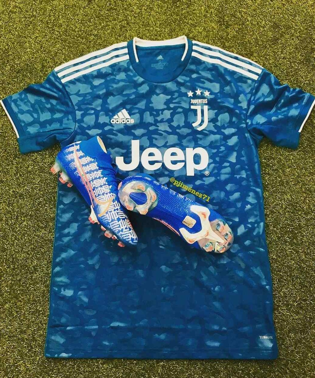 Juventus 2019 2020 nouveau maillot third bleu