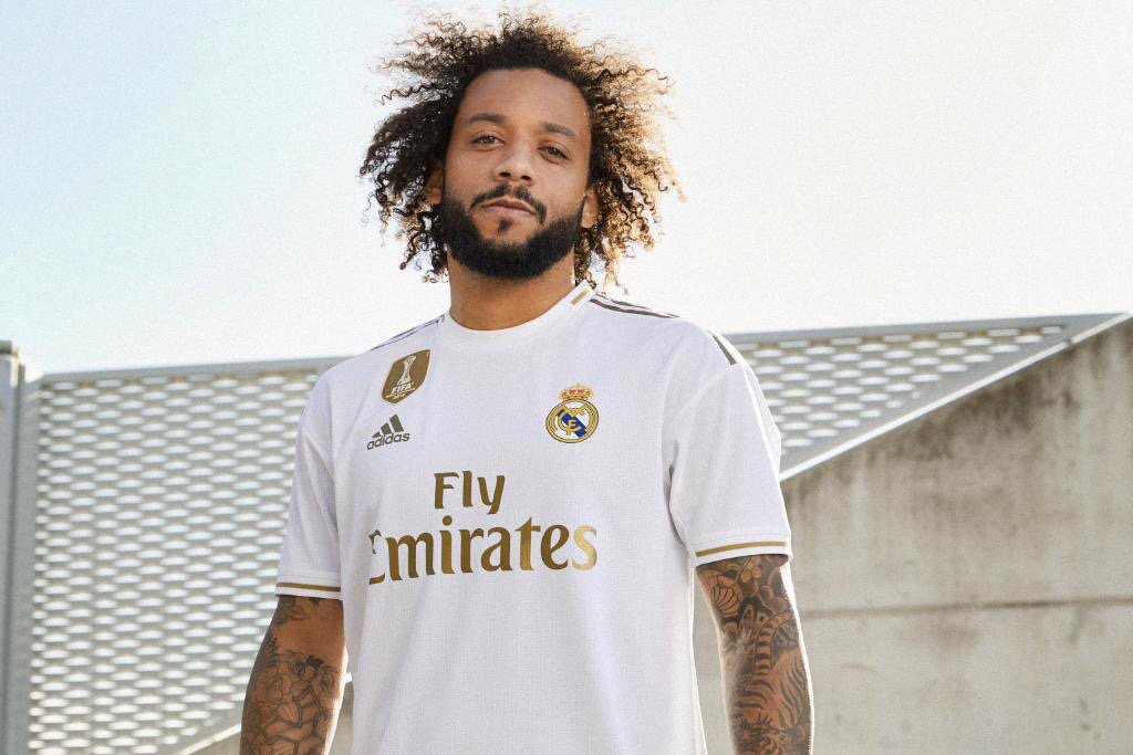 Real Madrid 2020 nouveau maillot domicile Marcelo